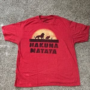 Red Hakuna Matata T-Shirt
